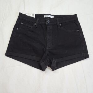 Garage Demin Size 09 Women's Black Denim Shorts